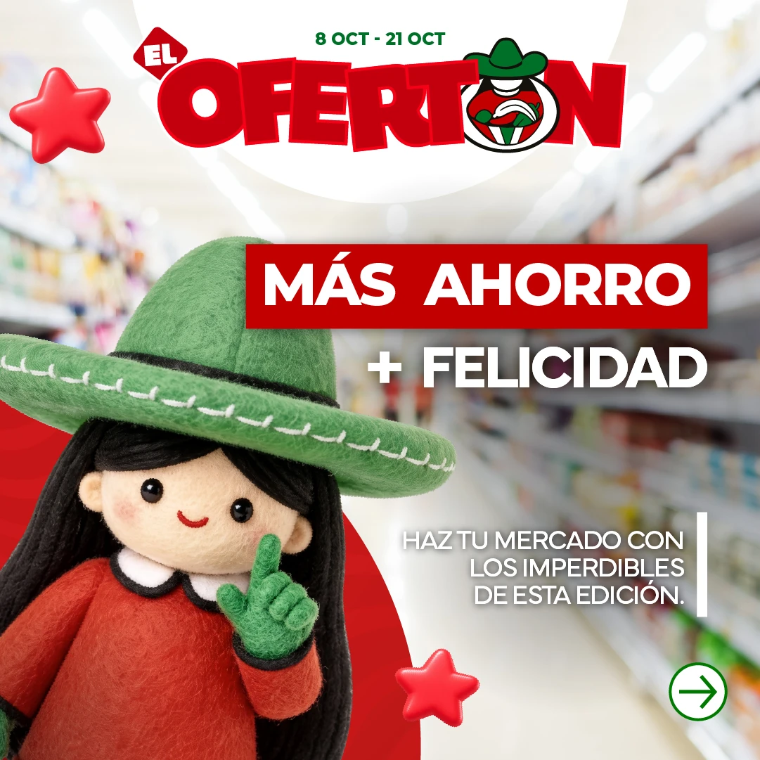 Ofertas de El Ofertón, página 1 de 6, vigentes del 8 al 21 de octubre de 2026
