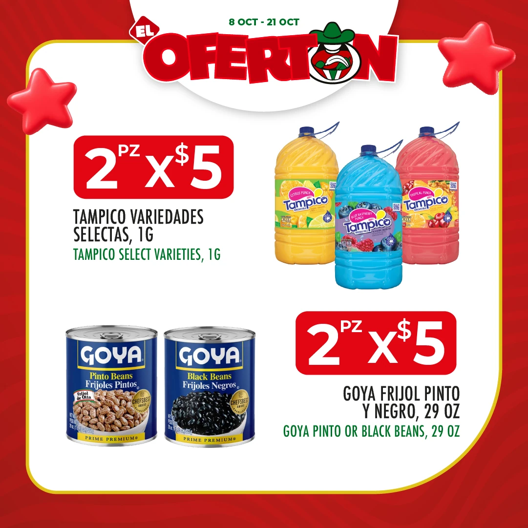 Ofertas de El Ofertón, página 6 de 6, vigentes del 8 al 21 de octubre de 2026
